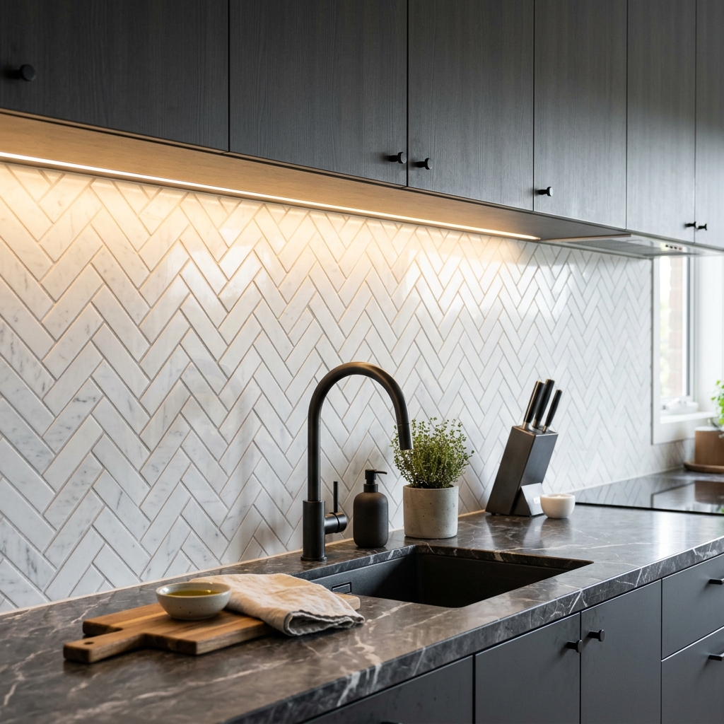 Kitchen backsplash